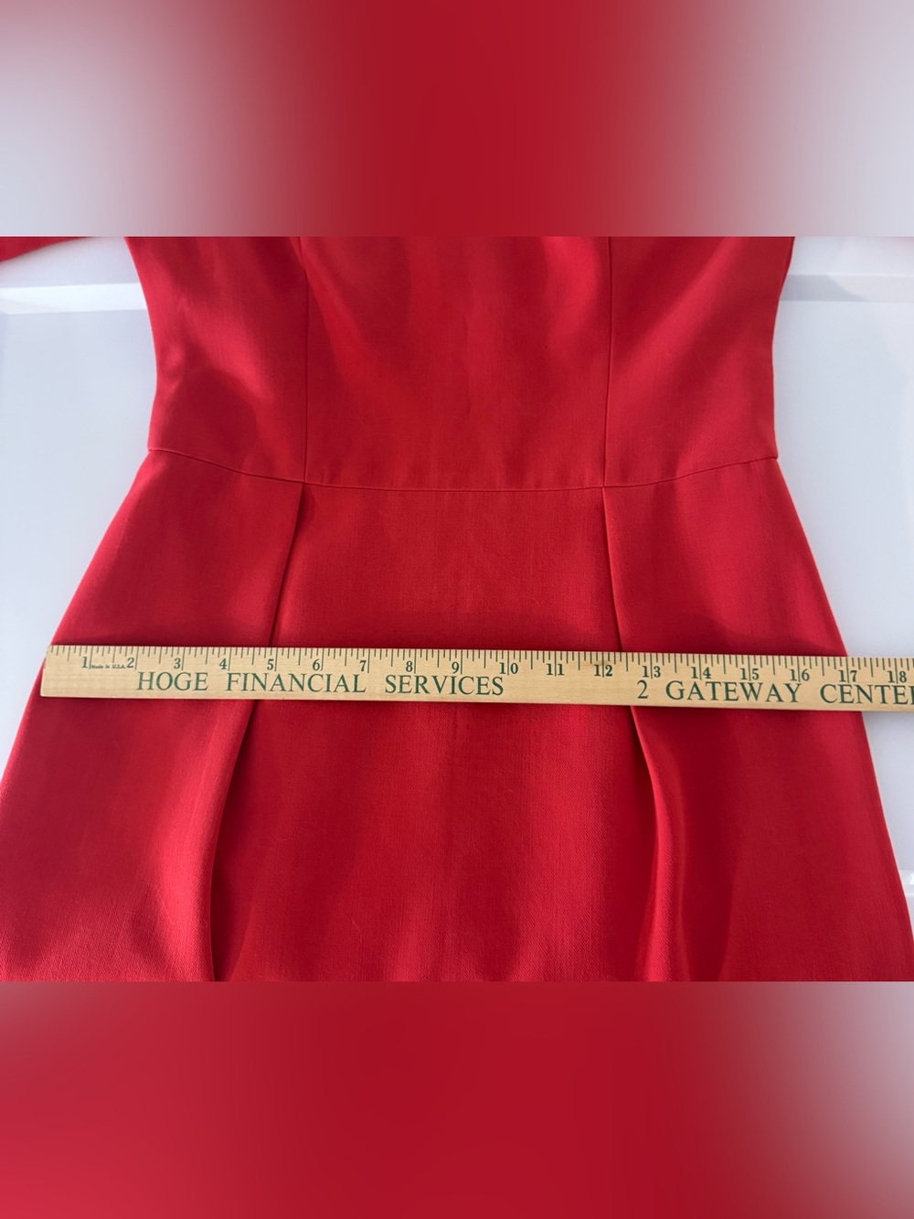 Black Halo Red Adrienne Sheath Dress 3/4 Sleeve Size 10 - Picture 13 of 15